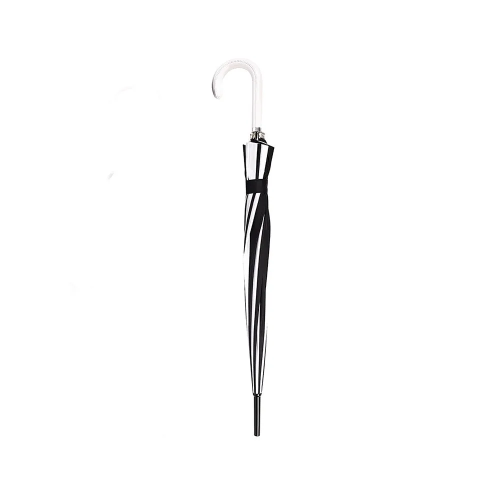 Black & white Pagoda Style Umbrella for Teens and Adults