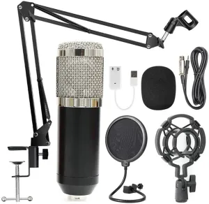 BM800 Professional Suspension Microphone Kit Studio Live Stream Broadcasting Recording Condenser Microphone Set