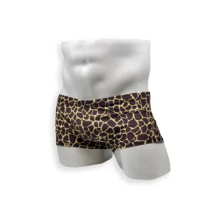 Box Cut Swim Trunk - Giraffe