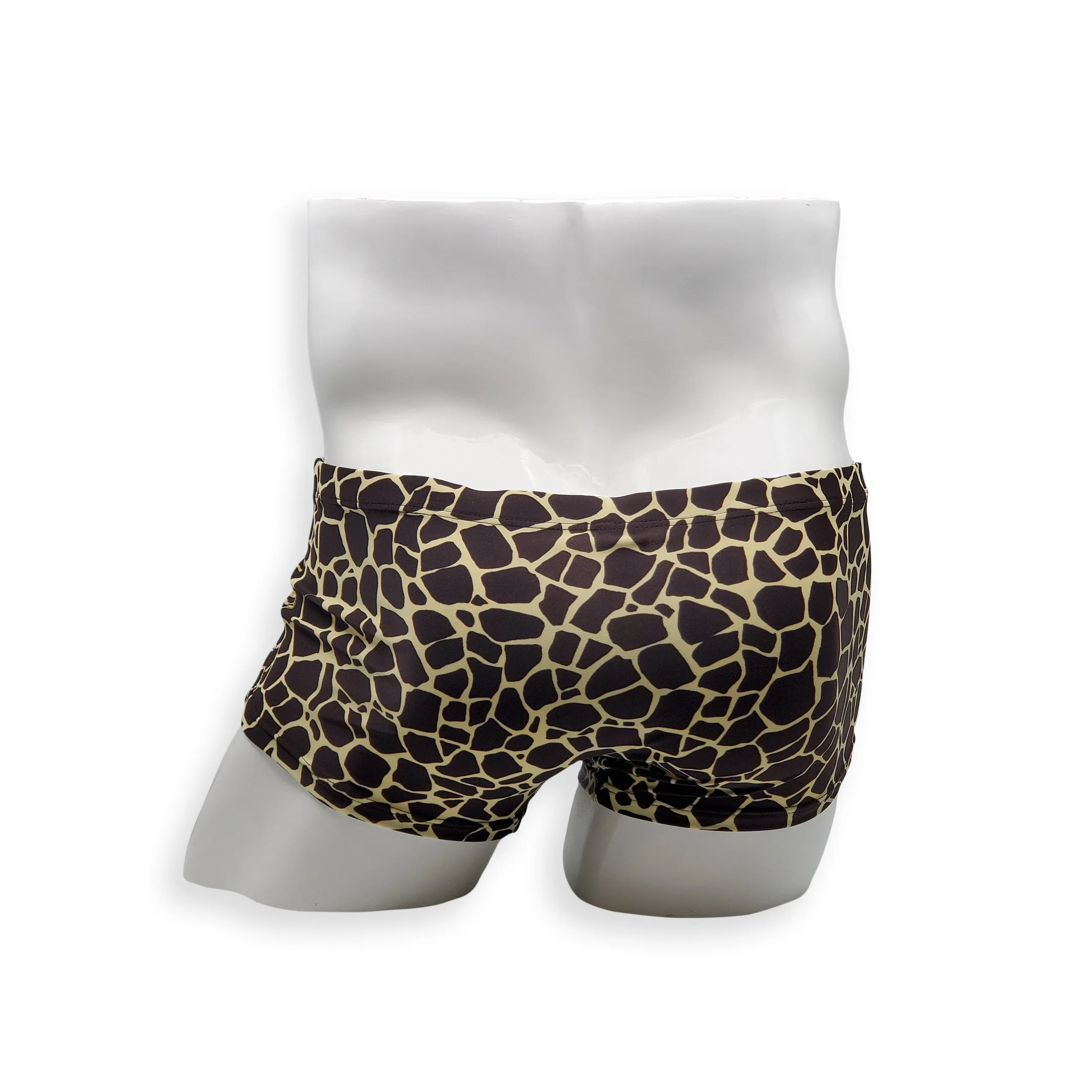 Box Cut Swim Trunk - Giraffe