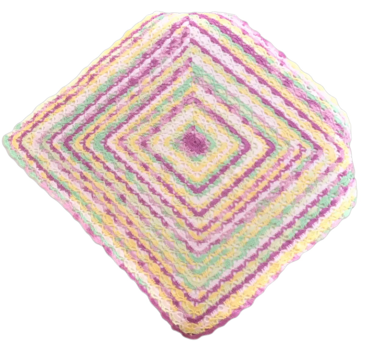 Cakes & Candles Lacy Crochet Baby Blanket – Soft and Elegant Pattern