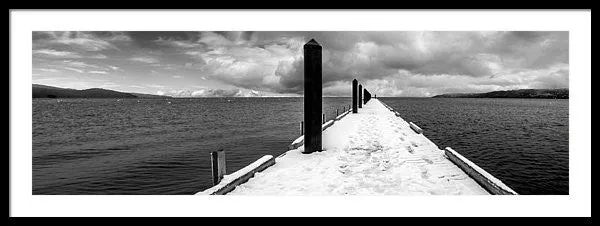 Camp Richardson Pier - Framed Print