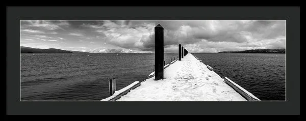 Camp Richardson Pier - Framed Print
