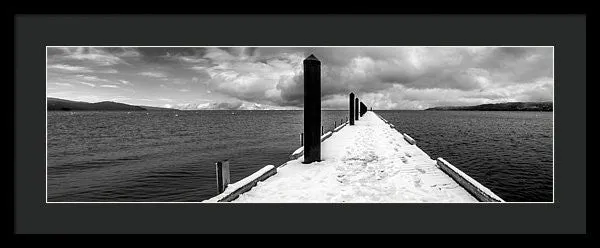 Camp Richardson Pier - Framed Print