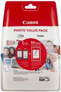 Cartucce canon PG 545 XL nero e colore