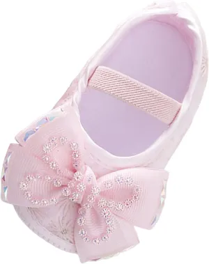 Children First Walking Sneakers Baby Shoes Fashion Soft Sole Toddler Shoes Pearl Dress Flower Princess Shoes