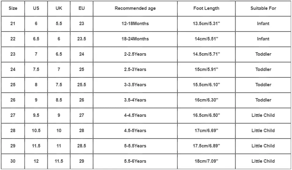 Children's Sneakers Color Gradient LED Light Shoes Dad Shoes Lace Up Soft Soles Little Girls Dress Shoes (White, 6.5 Infant)