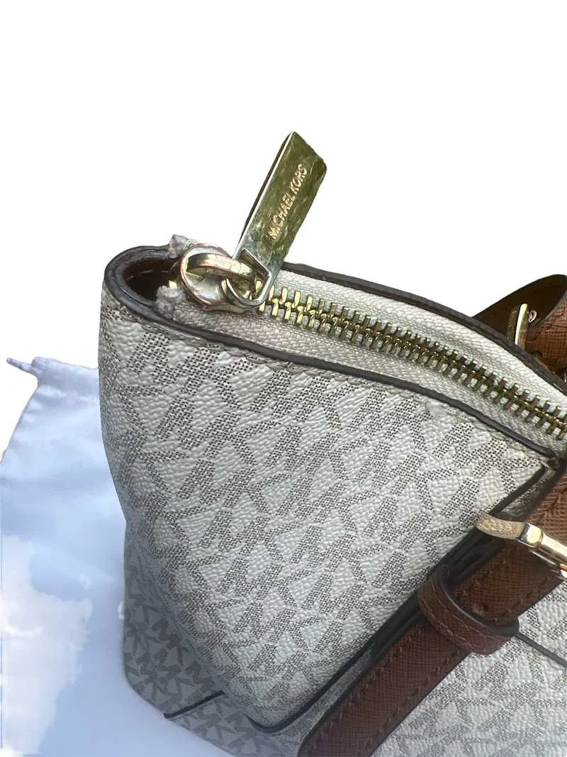 Ciara Large Logo Top-Zip Tote Bag