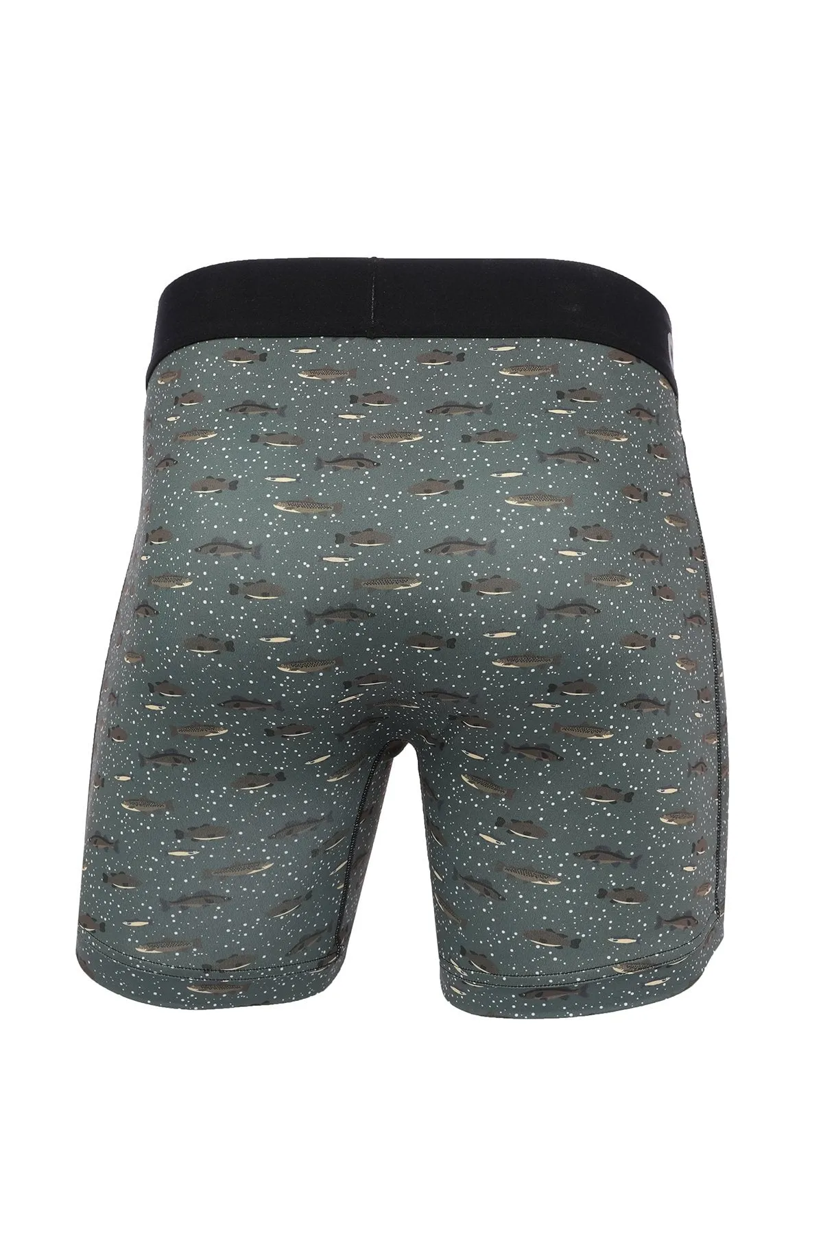 Cinch Mens Fish Print 6" Boxer Briefs