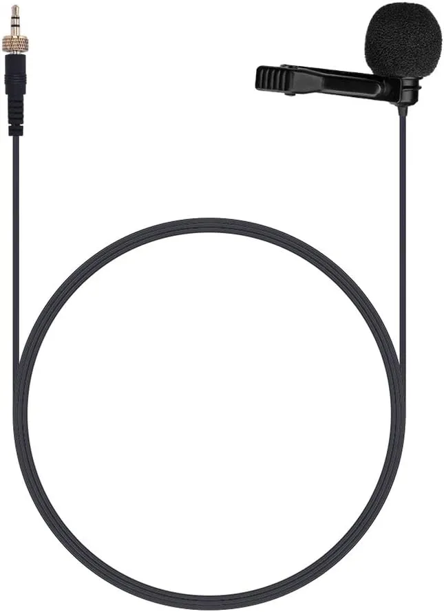 COMICA CVM-M-O1 Lavalier Lapel Microphone, Clip on Lapel Mic for Microphone Transmitter System