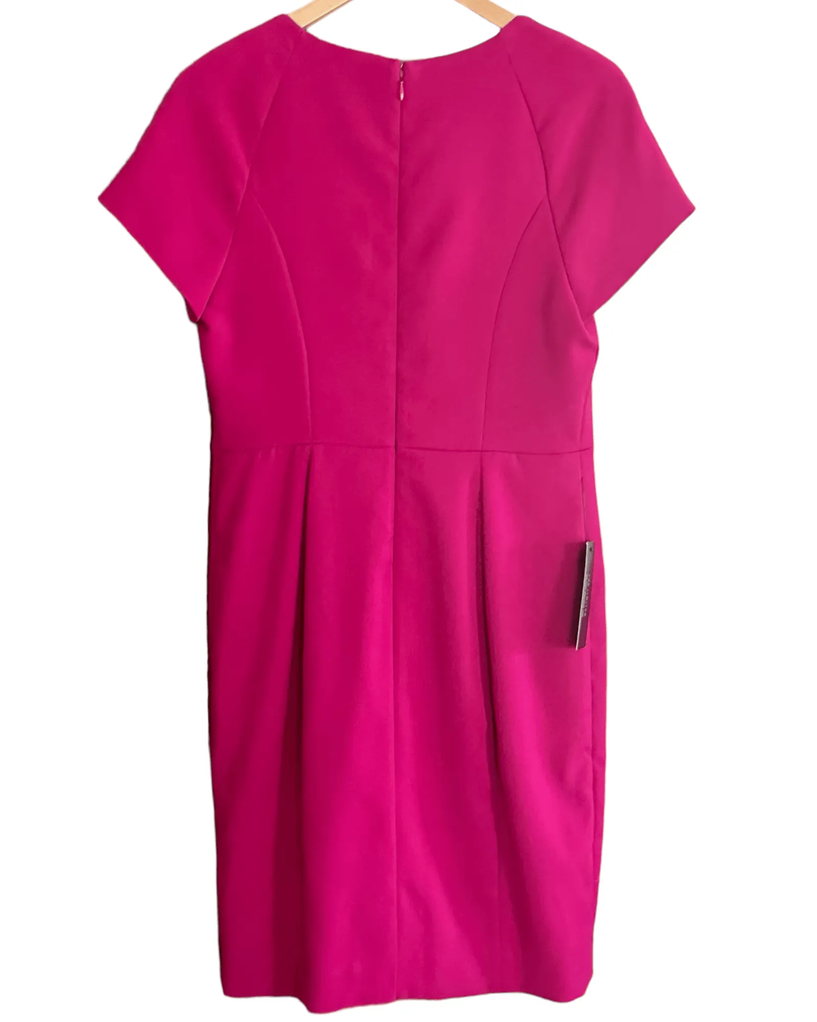 Cool Winter Berry Cap Sleeve Sheath Dress