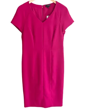 Cool Winter Berry Cap Sleeve Sheath Dress