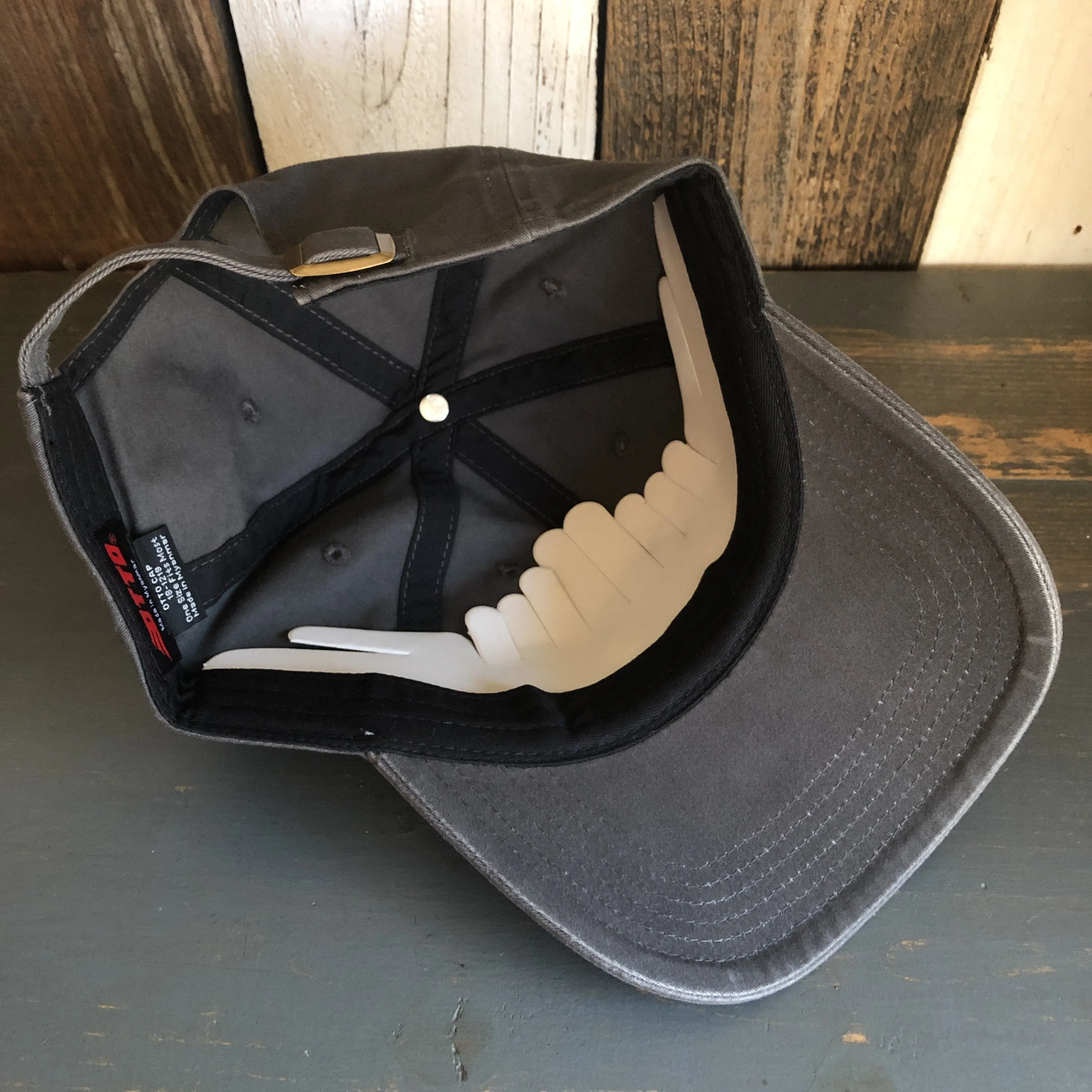 Crater Lake National Park 6 Panel Low Profile Style Dad Hat - Charcoal Gray