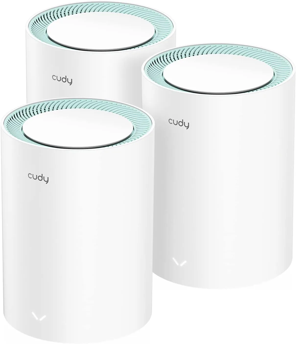 Cudy M1300 3-Pack AC1200 Gigabit Whole Mesh WiFi System, Dual Band, WiFi Extender, High Gain Antennas, VPN, Cloudflare, Connect Up to 100 Devices