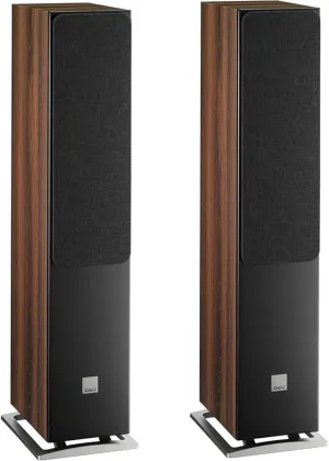 DALI Oberon 5 Hi-Fi Floorstanding Tower Speakers - Dark Walnut (Pair)