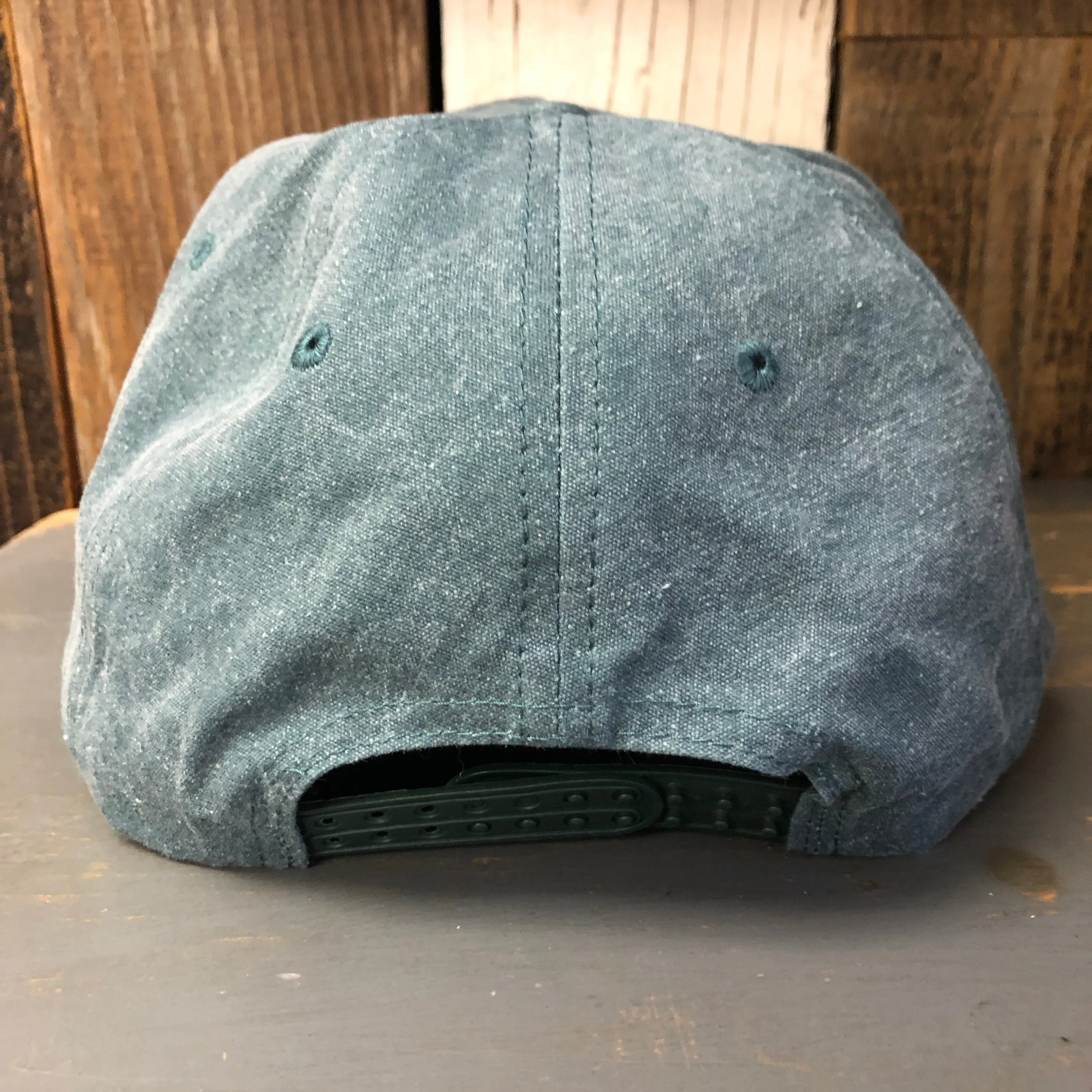 DIRT PATHS :: 5 panel Stone Washed Canvas 2-Tone - Moss/Gold Braid (OF ALL THE PATHS YOU TAKE IN LIFE...MAKE SURE A FEW OF THEM ARE DIRT - JOHN MUIR)
