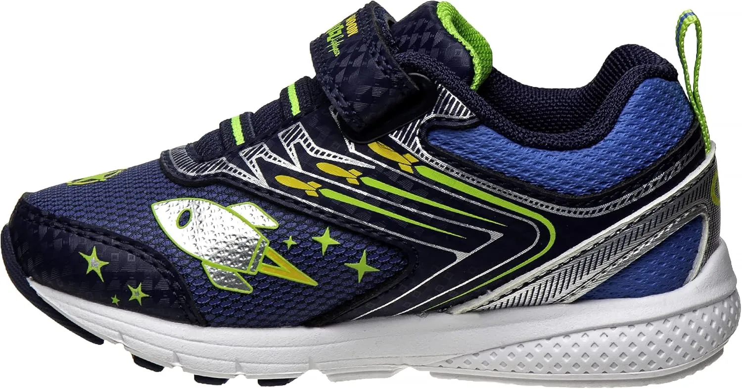 Disney Boy's Toy Story Shoes  Buzz and Woody Laceless Light-Up Sneakers (Toddler/Little Kid)
