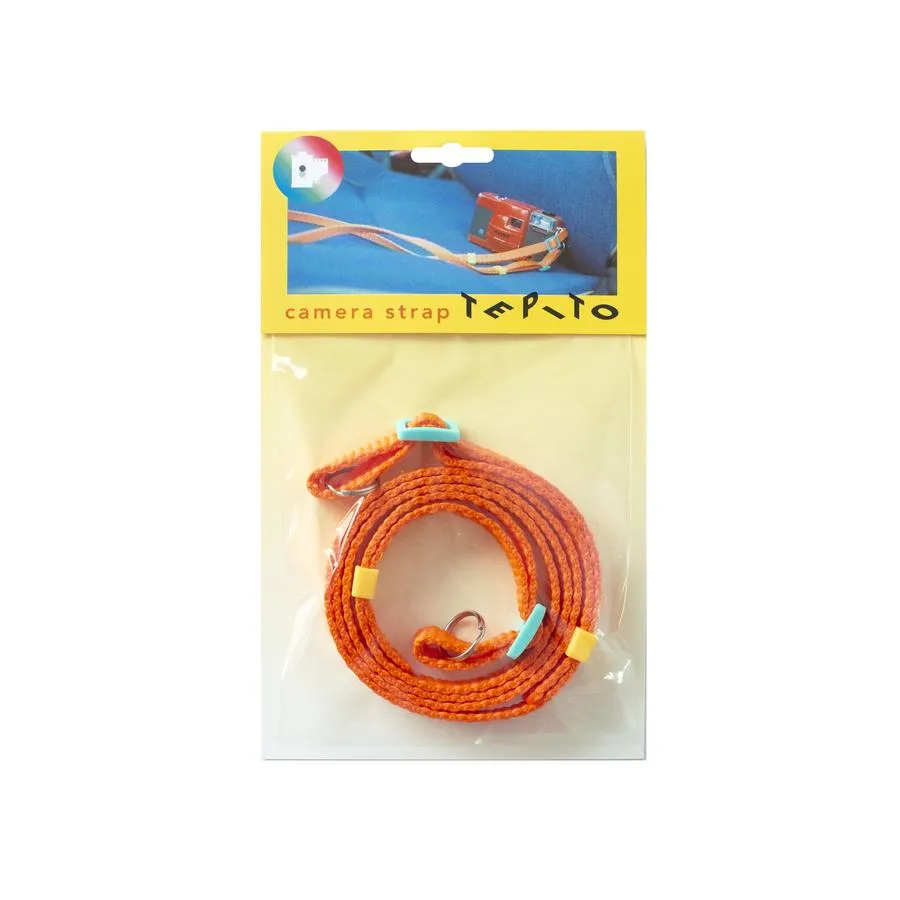 Dubblefilm Tepito Orange Camera Strap