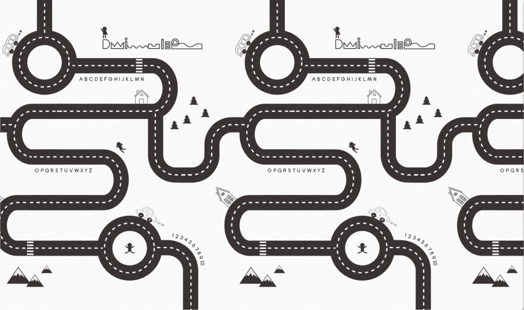 Dwinguler Playmat Road Trip