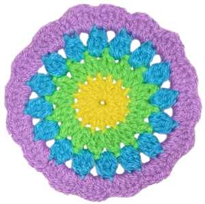 Easy Flower Crochet Coasters – Two Sizes for a Perfect Table Setting