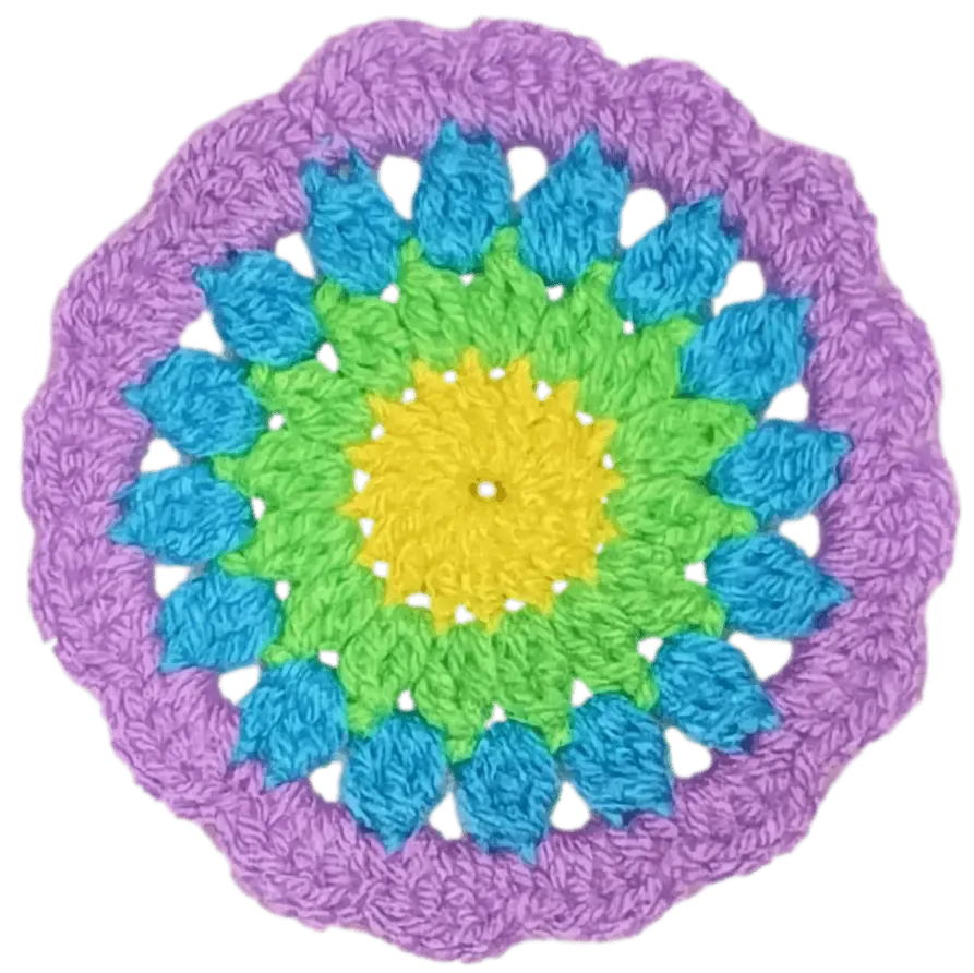 Easy Flower Crochet Coasters – Two Sizes for a Perfect Table Setting