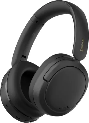Edifier W800BT SE Wireless Over-Ear Bluetooth 5.4 Headphones - AI Call Noise Cancellation - 45H Playtime - Fast Charging - AAC Codec - Dual Device- Game Mode - Foldable - Black