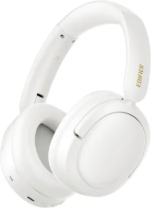 Edifier W800BT SE Wireless Over-Ear Bluetooth 5.4 Headphones - AI Call Noise Cancellation - 45H Playtime - Fast Charging - AAC Codec - Dual Device- Game Mode - Foldable - White