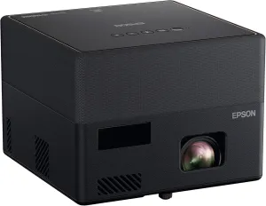 Epson EpiqVision Mini EF12 Smart Streaming Laser Projector, HDR, Android TV, Portable, sound by Yamaha, 3LCD, 1080p, 1000 lumens Color and White Brightness (Renewed)