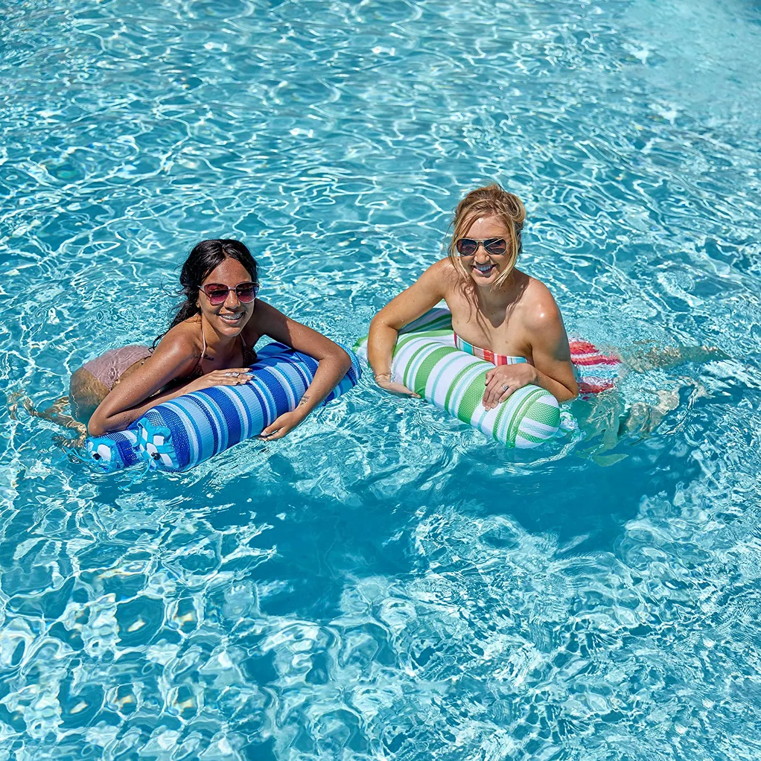 Espreguiçadeira Inflável para piscina 4 em 1