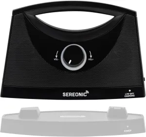 Extra Speaker Receiver Only Wireless TV Speaker System  TRANSMITTING Base and Audio Cables NOT Included  Pairs with BT-200 for Use of Multiple Speakers Around The House