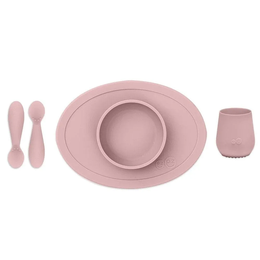 Ezpz First Food Set | Blush | Ages 4 Months 