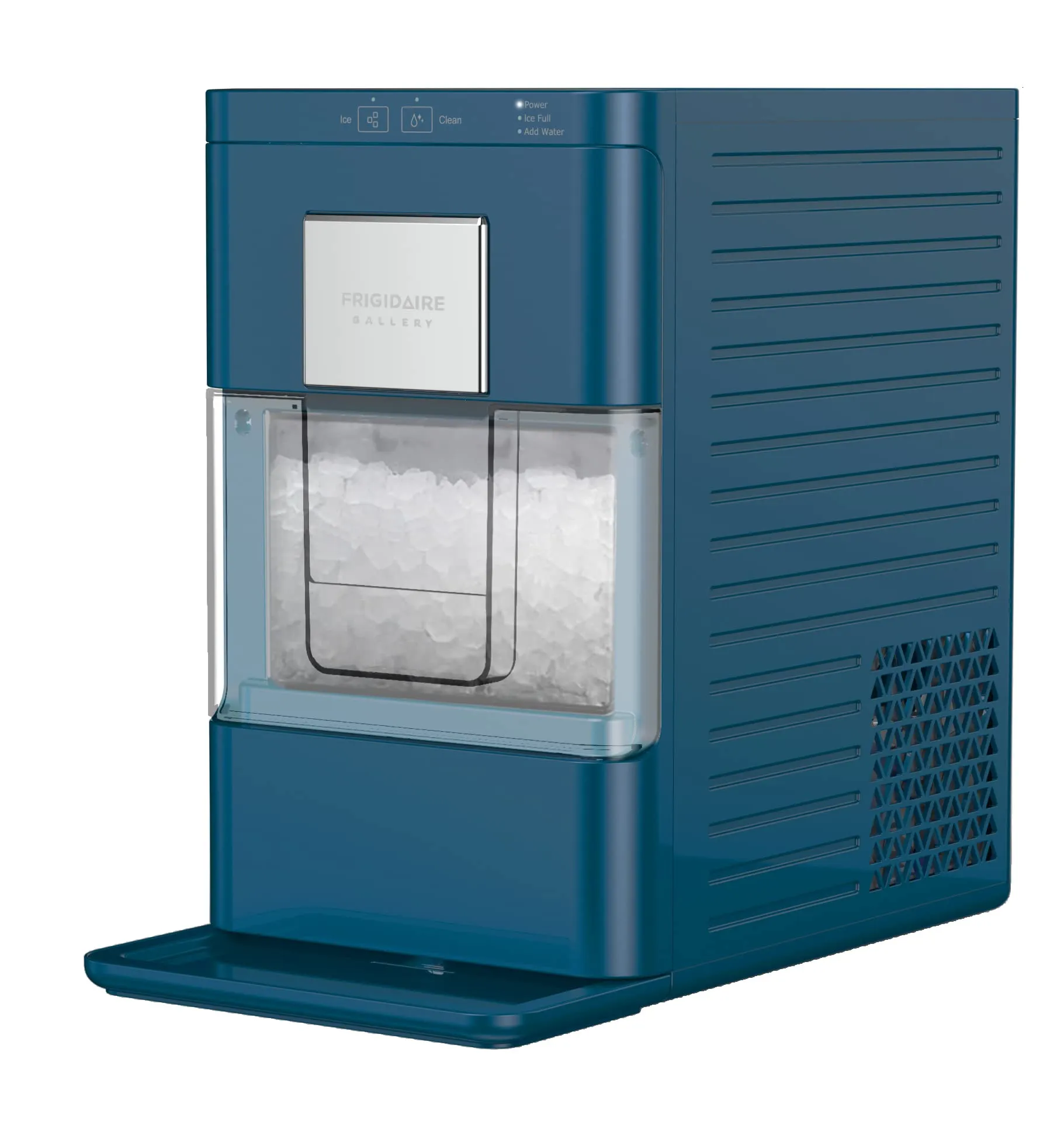 Frigidaire Nugget Ice Maker, Countertop Ice Machine with Transparent Window, Sonic Ice Maker with 44 lbs. Capacity, Auto Self Cleaning Ice Maker Machine, 2.0 Gen, Cream - 16.75D x 11.75W x 20.25H