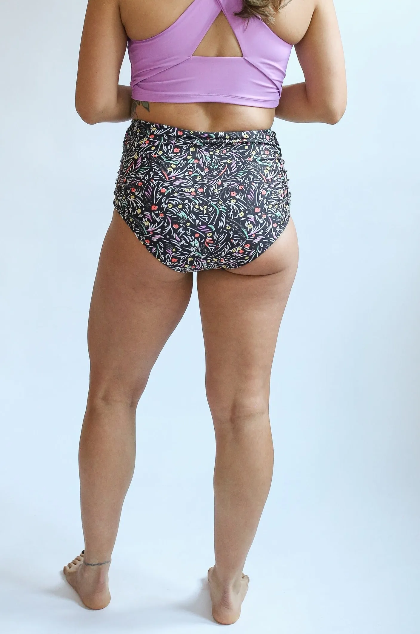 Full Coverage High Waist Bikini Bottoms