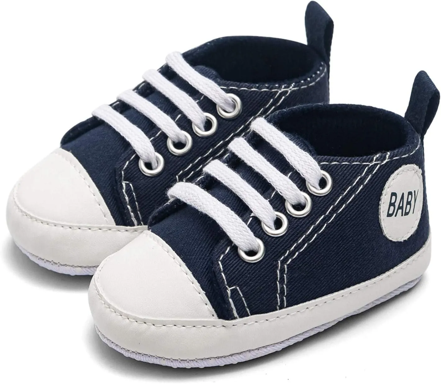 Generic Toddler Baby Boys Girls Slip On Canvas Shoes Available Sole Toddler Shoes Soft Flat Bottom Walking Casual Shoes