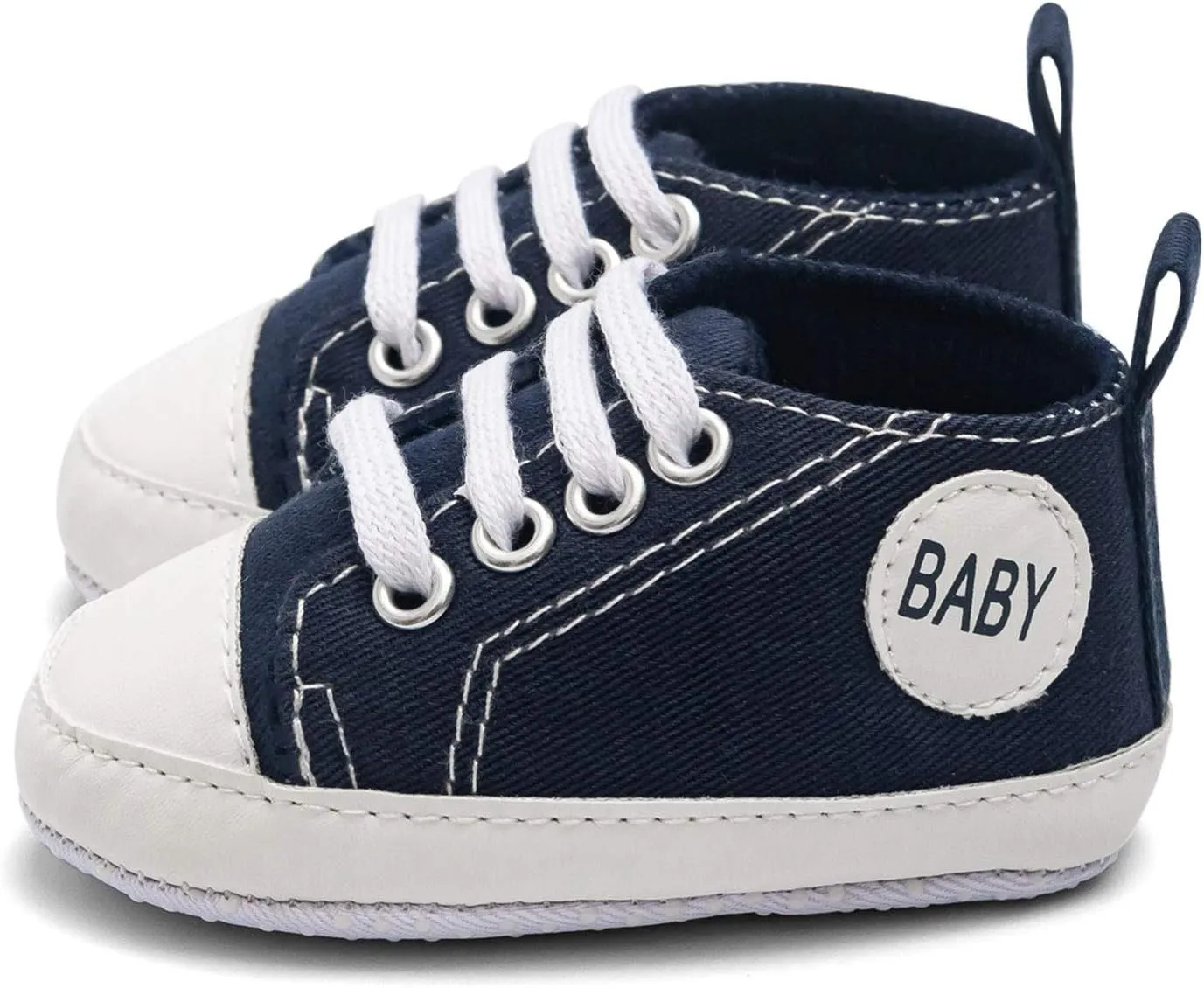 Generic Toddler Baby Boys Girls Slip On Canvas Shoes Available Sole Toddler Shoes Soft Flat Bottom Walking Casual Shoes