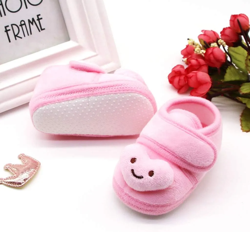 Girls Casual Shoes Stars Girls Soft Sole Infant Boots Baby Shoes Warm Winter Plush Shoes Toddler Casual Shoes