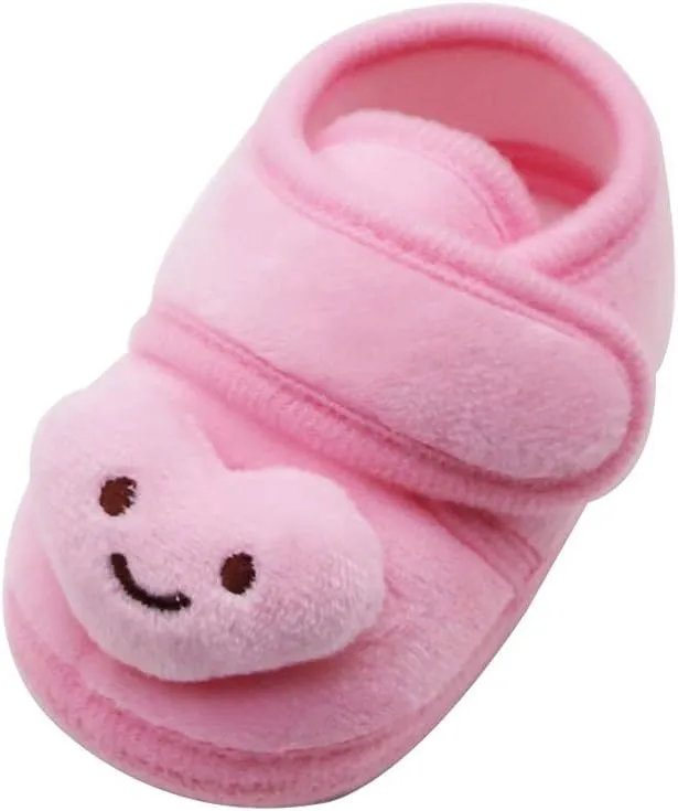 Girls Casual Shoes Stars Girls Soft Sole Infant Boots Baby Shoes Warm Winter Plush Shoes Toddler Casual Shoes