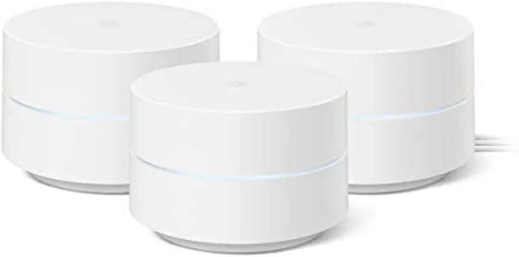 Google Wifi - AC1200 - Mesh WiFi System - Wifi Router - 4500 Sq Ft Coverage - 3 pack
