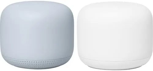Google WiFi Mesh Router System for Home, Office - 2 Pack - Whole Home Coverage, Dual-Band, Parental Controls, Simple Setup