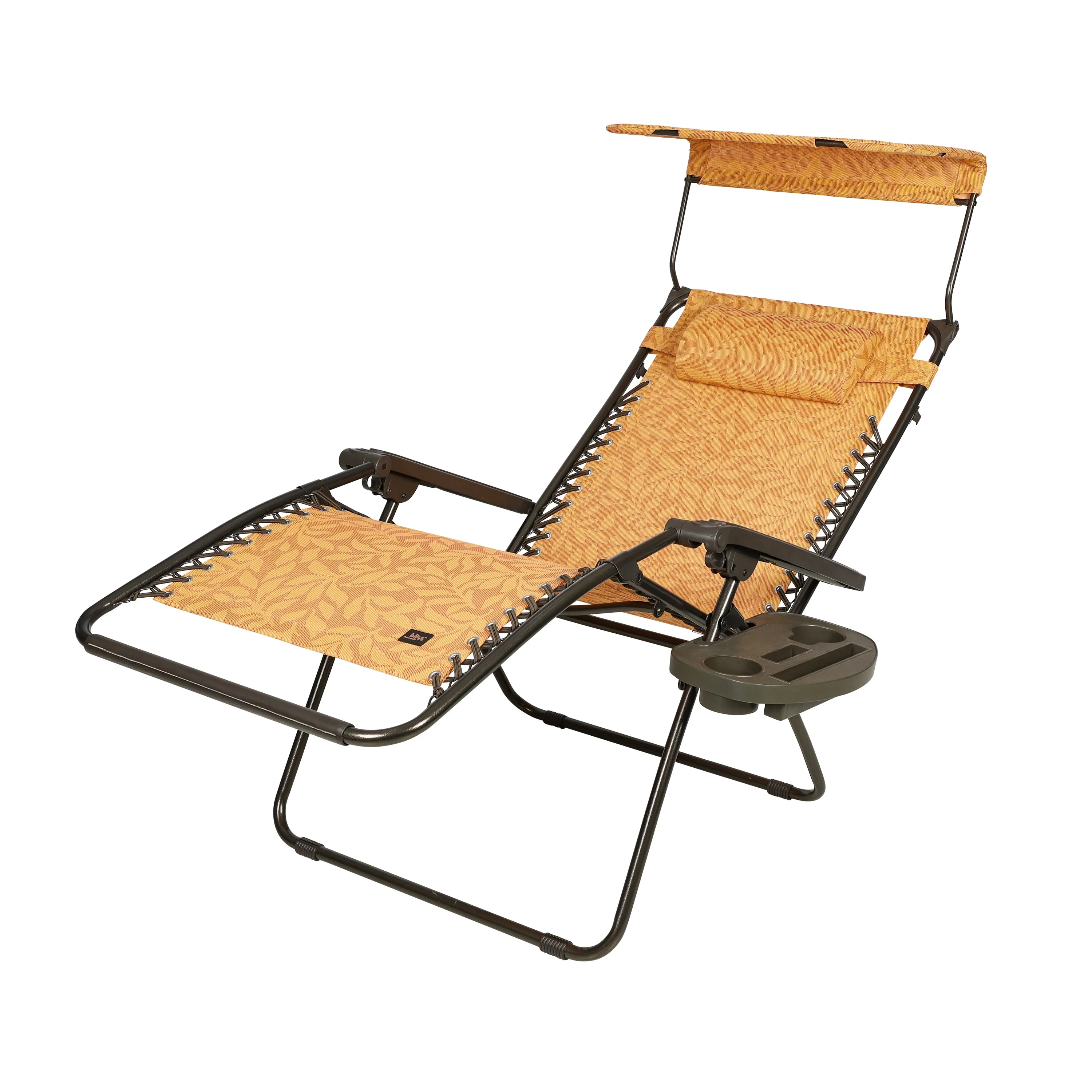 Gravity Free Chair Bundle | 2 x 30-in. Wide W/ Drink Tray & Canopy