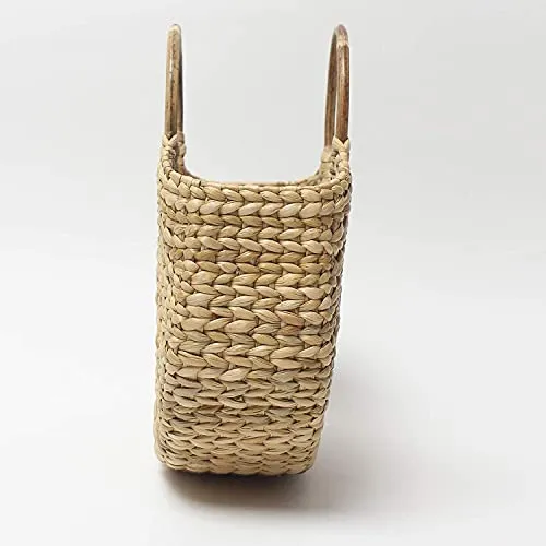 Handmade Small Dry grass / Natural Cane / Chic Handbag Tote Bag