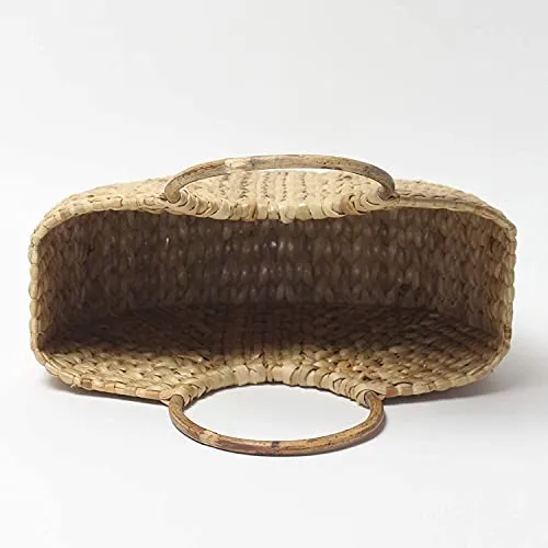 Handmade Small Dry grass / Natural Cane / Chic Handbag Tote Bag