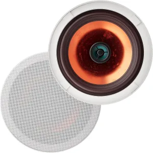 Herdio 6.5 Inch Bluetooth Ceiling Speakers, 300 Watts Flush Mount 2-Way Universal Home Speakers,1 Pair
