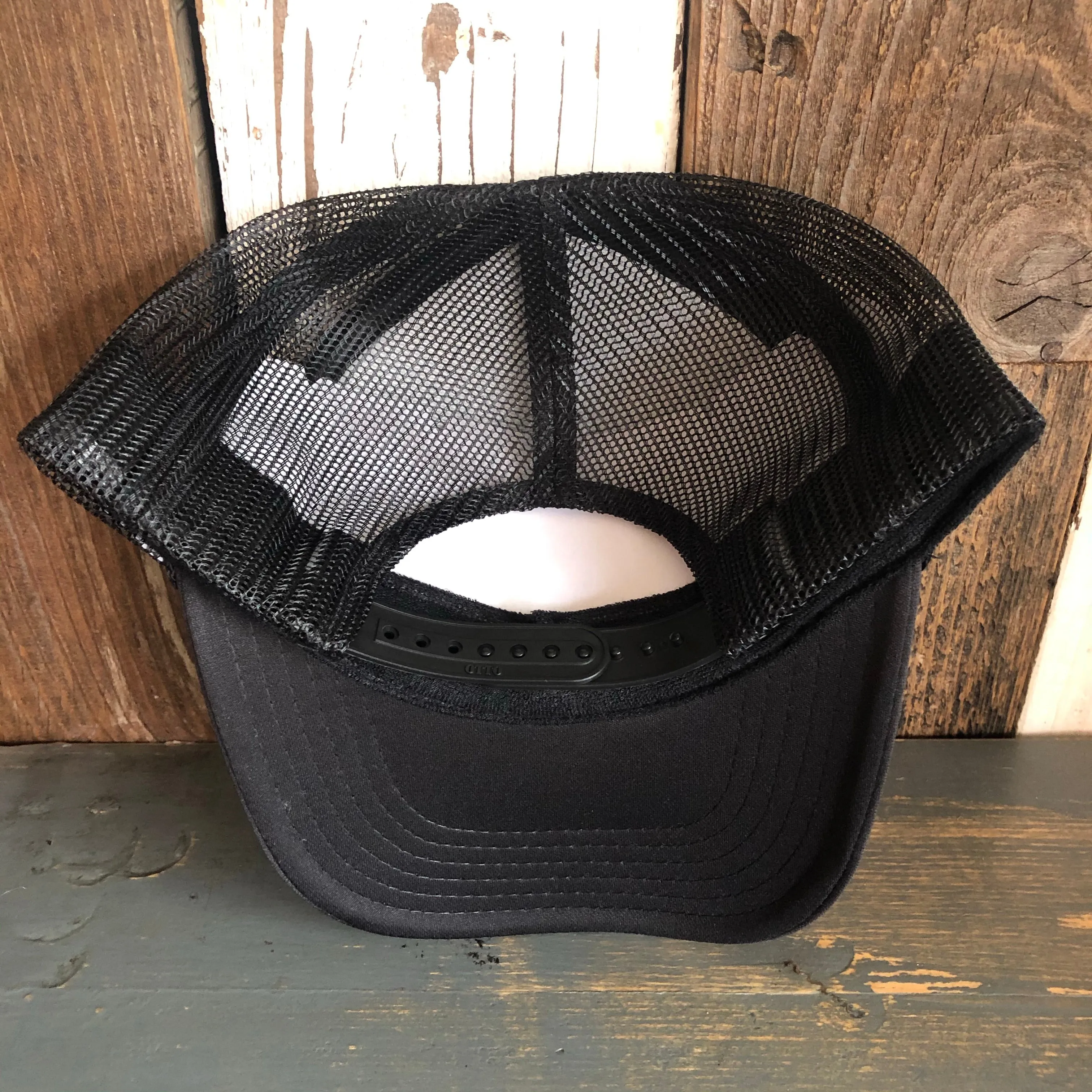 Hermosa Beach 72 & SUNNY High Crown Trucker Hat - Black (Curved Brim)