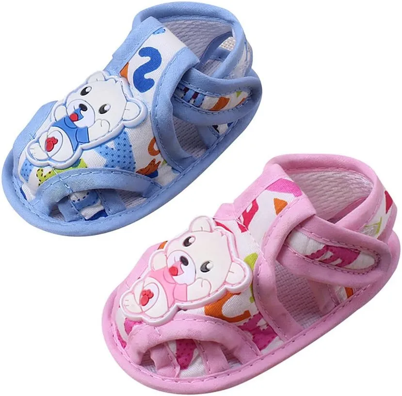 HHmei Baby Girl Boy Soft Sole Cartoon Anti-slip Casual Shoes Toddler Sandals