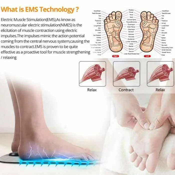 Home EMS Foot Leg Massager For Circulation