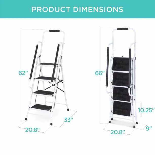 Home Portable Safety Folding Step Ladder Stool