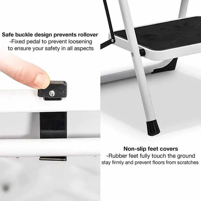 Home Portable Safety Folding Step Ladder Stool