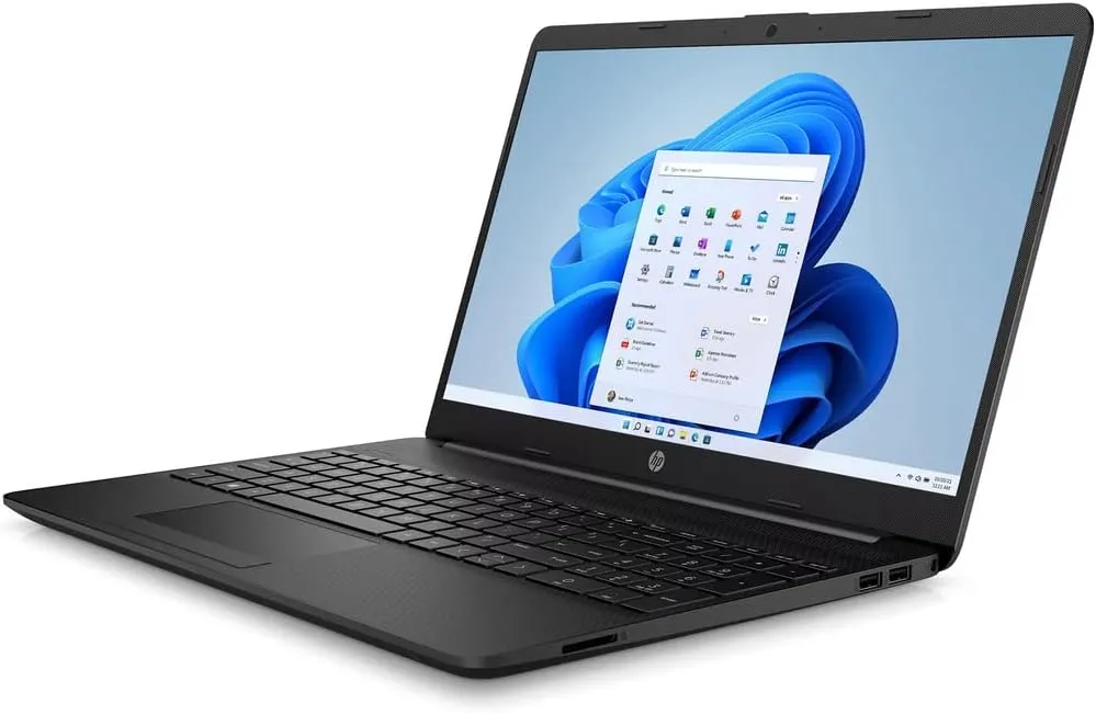 HP 15.6" HD BrightView Laptop, Intel Pentium N5030 Processor, 32GB RAM, 2TB PCIe SSD, Intel HD Graphics, HD Webcam, Stereo Speakers, Black, Windows 11, 32GB USB Card (Renewed)