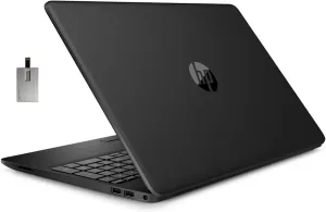 HP 15.6" HD BrightView Laptop, Intel Pentium N5030 Processor, 32GB RAM, 2TB PCIe SSD, Intel HD Graphics, HD Webcam, Stereo Speakers, Black, Windows 11, 32GB USB Card (Renewed)